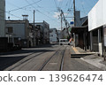A scene of everyday life at Ino Station on the Tosa Electric Railway. 139626474