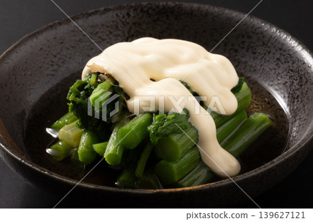 【秋田縣產野生蔬菜】愛子(一種野生蔬菜)配蛋黃醬 【秋田縣產野生蔬菜】愛子(一種野生蔬菜)配蛋黃醬 139627121