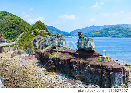 鹿兒島縣薩摩川內市初夏的古色大名神社 鹿兒島縣薩摩川內市初夏的古色大名神社 139627907