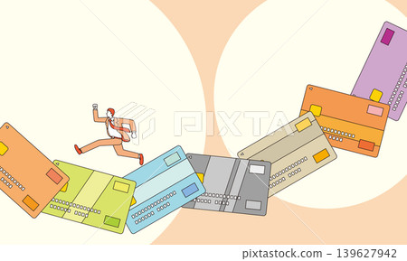 Credit card and businessman Credit card and businessman 139627942