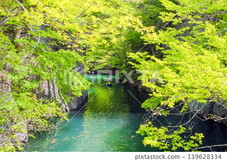 Beautiful clear stream with fresh greenery Beautiful clear stream with fresh greenery 139628334