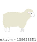 White sheep illustration 139628351