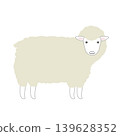 White sheep illustration 139628352