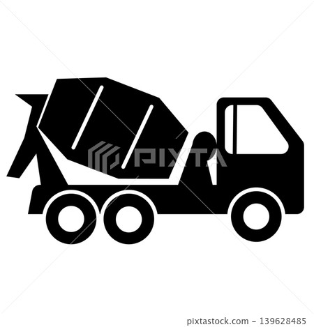 Cement mixer trucks icon. Cement truck sign. Concrete mixer truck symbol. flat style. Cement mixer trucks icon. Cement truck sign. Concrete mixer truck symbol. flat style. 139628485