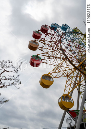 A cute, colorful Ferris wheel A cute, colorful Ferris wheel 139628578