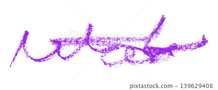 purple pencil strokes isolated on transparent background 139629408