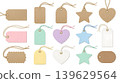 Gift tag design set with white background 139629564