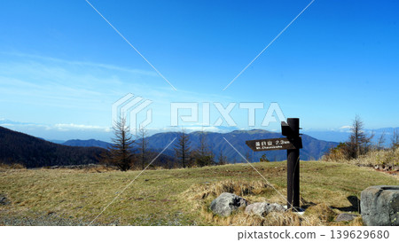A spectacular view from Utsukushigahara Plateau A spectacular view from Utsukushigahara Plateau 139629680