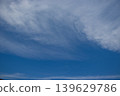 A white cloud spreading in the blue sky 139629786