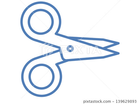 Sewing scissors, handicrafts, hobby, icon, craft, handmade, vector illustration Sewing scissors, handicrafts, hobby, icon, craft, handmade, vector illustration 139629893