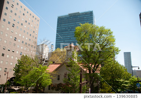 Sapporo clock tower 139630885