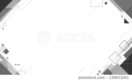 Black geometric frame background with diagonal lines and squares, cool decoration, copy space Black geometric frame background with diagonal lines and squares, cool decoration, copy space 139631081