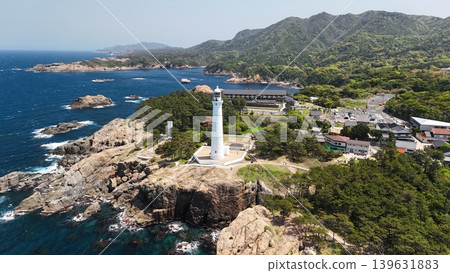 April 2026 - Stunning view of the Sea of Japan [Hinomisaki Lighthouse] - Drone aerial photography_SIHTD_No26 139631883