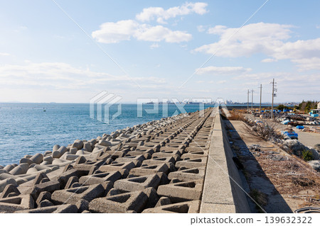 榮賀島港防波堤(兵庫縣明石市) 榮賀島港防波堤(兵庫縣明石市) 139632322