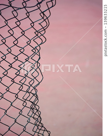 weathered old iron fence wire weathered old iron fence wire 139633215