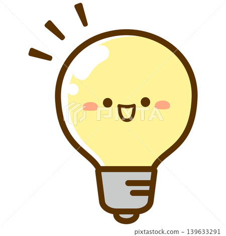Cute light bulbs, light up and inspire 139633291