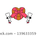 Valentine's Day, hearts wrapping chocolates 139633359