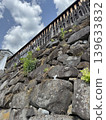 Displacement gauge for the stone walls of Kofu Maizuru Castle Park 139633832