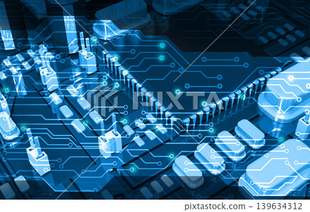 Futuristic circuit board or High computer technology Futuristic circuit board or High computer technology 139634312