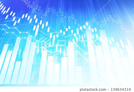 Financial stock market graph with candlestick chart Financial stock market graph with candlestick chart 139634319