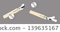 Cricket Batting Actions Set. Hands Holding Bat and Hitting White Ball. Twenty20. Sport Technique Fragments Collection. Isolated Modern Minimalist Vector Illustration. 139635167