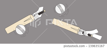Cricket Batting Actions Set. Hands Holding Bat and Hitting White Ball. Twenty20. Sport Technique Fragments Collection. Isolated Modern Minimalist Vector Illustration. Cricket Batting Actions Set. Hands Holding Bat and Hitting White Ball. Twenty20. Sport Technique Fragments Collection. Isolated Modern Minimalist Vector Illustration. 139635167