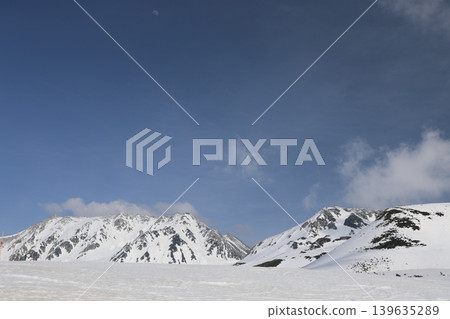 Spring in Tateyama, where the snow is still deep. Spring in Tateyama, where the snow is still deep. 139635289