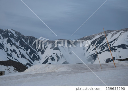 Spring in Tateyama, where the snow is still deep. Spring in Tateyama, where the snow is still deep. 139635290