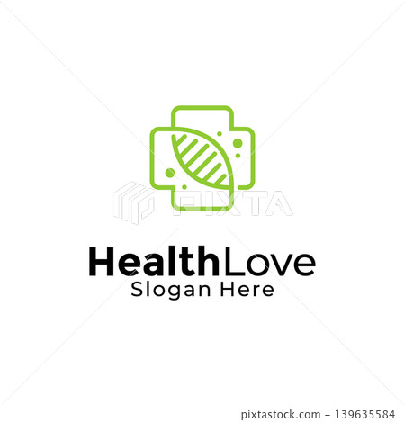 Vector healthy care science logo design template Vector healthy care science logo design template 139635584