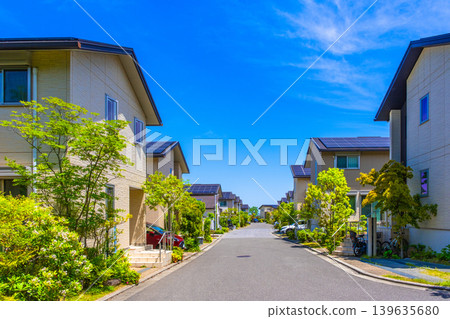 一個寧靜的生態小鎮，電力線路埋於地下，並以太陽能發電。 139635680
