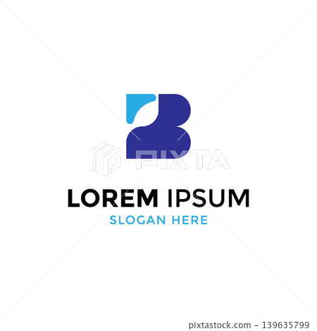 Vector creative of letter B with compass target logo design template Vector creative of letter B with compass target logo design template 139635799