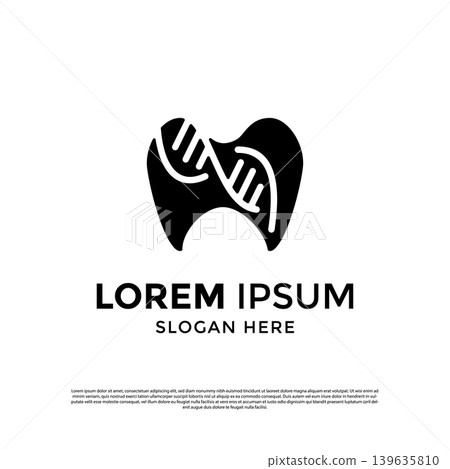Vector dental icon for dentistry logo design template Vector dental icon for dentistry logo design template 139635810
