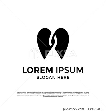 Vector dental icon for dentistry logo design template Vector dental icon for dentistry logo design template 139635813