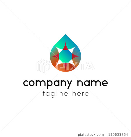 Vector amber diamond logo illustration design Vector amber diamond logo illustration design 139635864