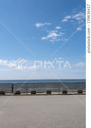 Scenery of Yuigahama beach Scenery of Yuigahama beach 139636417