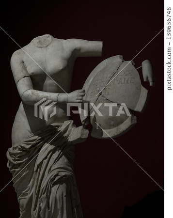 an ancient statue from the Greek era an ancient statue from the Greek era 139636748