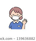 Masked woman 139636882