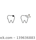 Tooth decay, treated teeth, beautiful teeth 139636883
