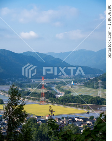 從鳥越城遺址眺望的山脈 139636890