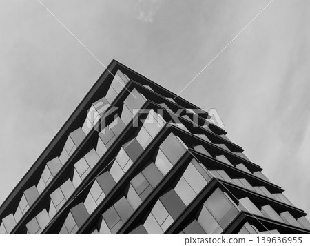 modern futuristic building modern futuristic building 139636955