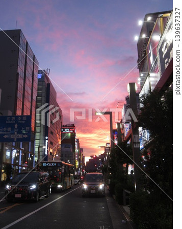 In front of Okachimachi Station, at dusk 139637327