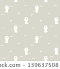 seamless minimal Cute Dog, Pastel Nursery repeat pattern background, flat jpg illustration graphic design 139637508