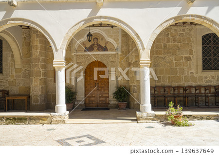 Holy Church of Panagia Chrusopolitissa in Larnaka, Cyprus Holy Church of Panagia Chrusopolitissa in Larnaka, Cyprus 139637649