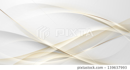 Abstract white and luxurious gold background. Modern vector illustration. Abstract white and luxurious gold background. Modern vector illustration. 139637993