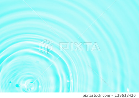 Abstract transparent water shadow surface texture natural ripple on blue background 139638426