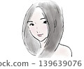 A black hair woman 139639076