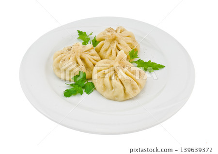 hinkali with meat hinkali with meat 139639372