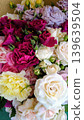 Bouquet of colorful roses 139639504