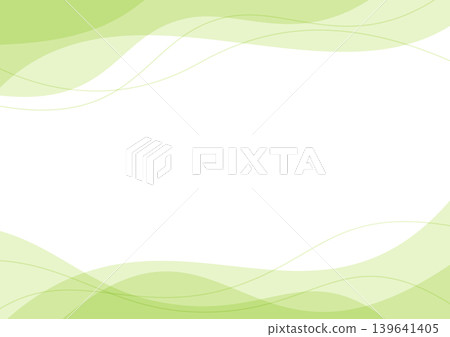 A simple, curved frame in light green. A simple, curved frame in light green. 139641405