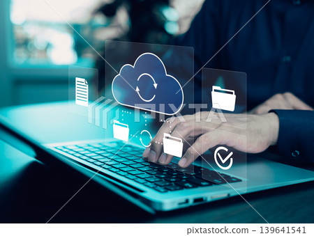Cloud File Synchronization and Document Management Concept 139641541